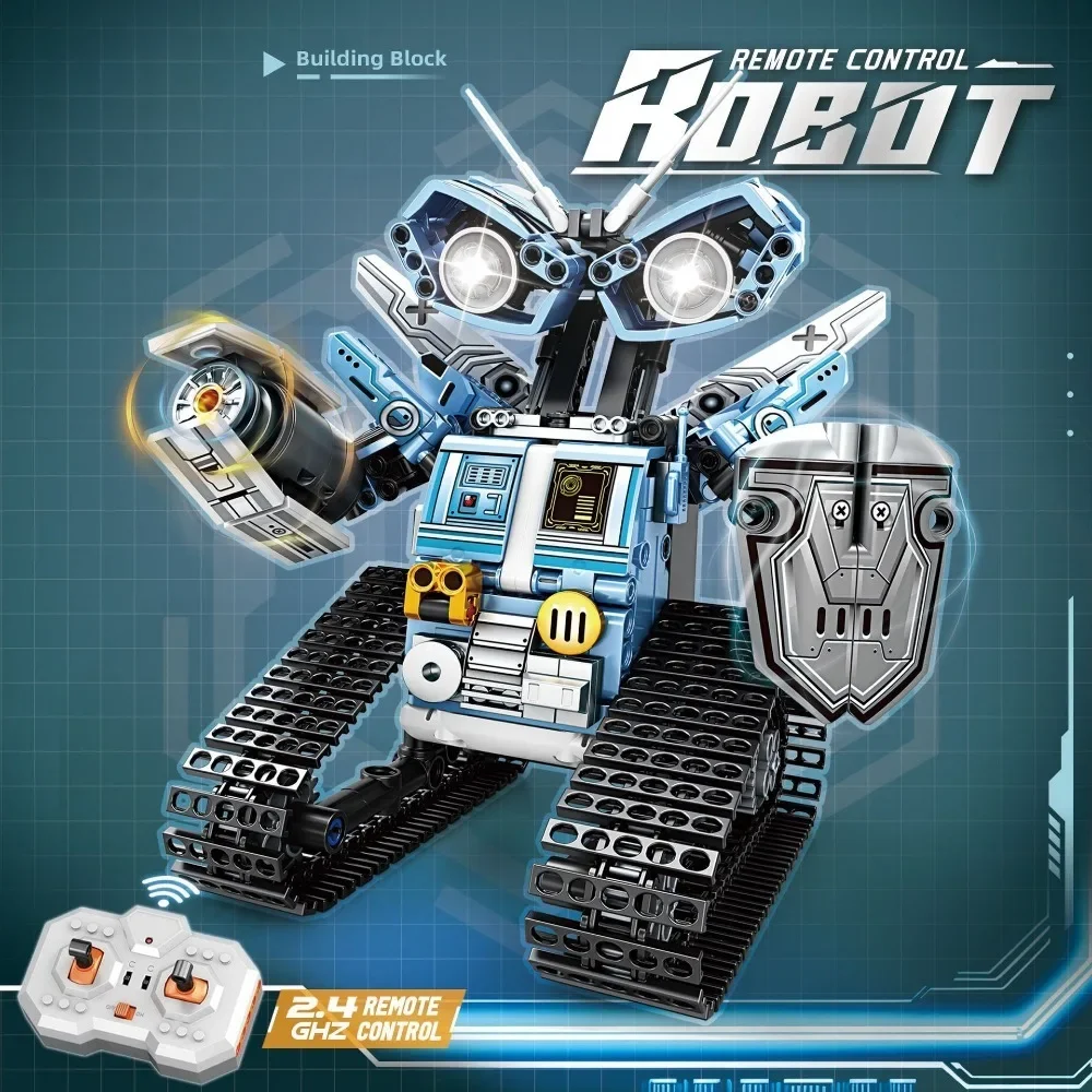 Electric Remote Control Programming Robot Car Building Blocks DIY Educational Bricks Model Remote Control Toy for Children Gift
Electric Remote Control Programming Robot Car Building Blocks DIY Educational Bricks Model Remote Control Toy for Children Gift