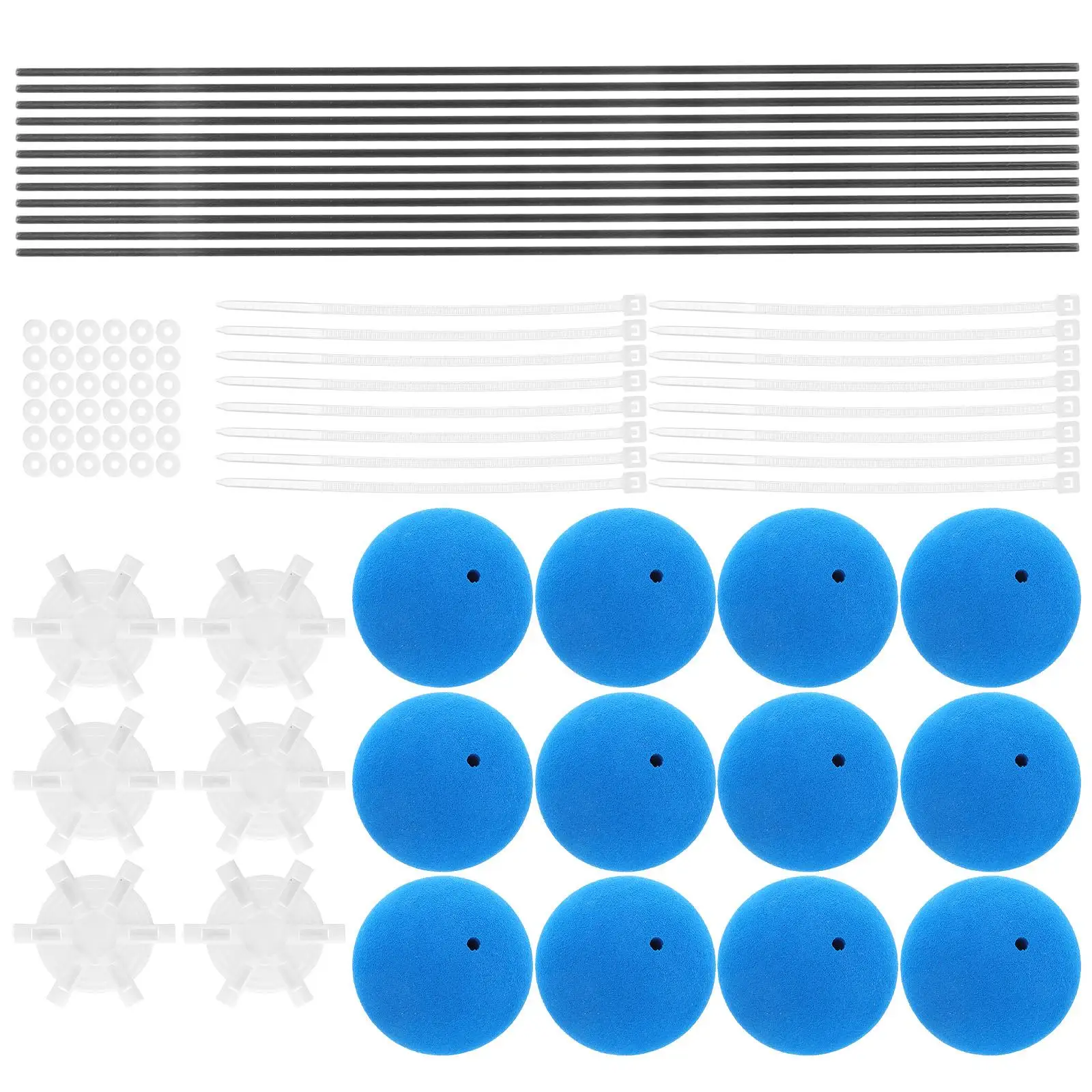 Aircraft Model Accessories 3 Sets Blue Frame Sponge Ball Kit Airplane Helicopter Plastic Kids Flying Toy
Aircraft Model Accessories 3 Sets Blue Frame Sponge Ball Kit Airplane Helicopter Plastic Kids Flying Toy