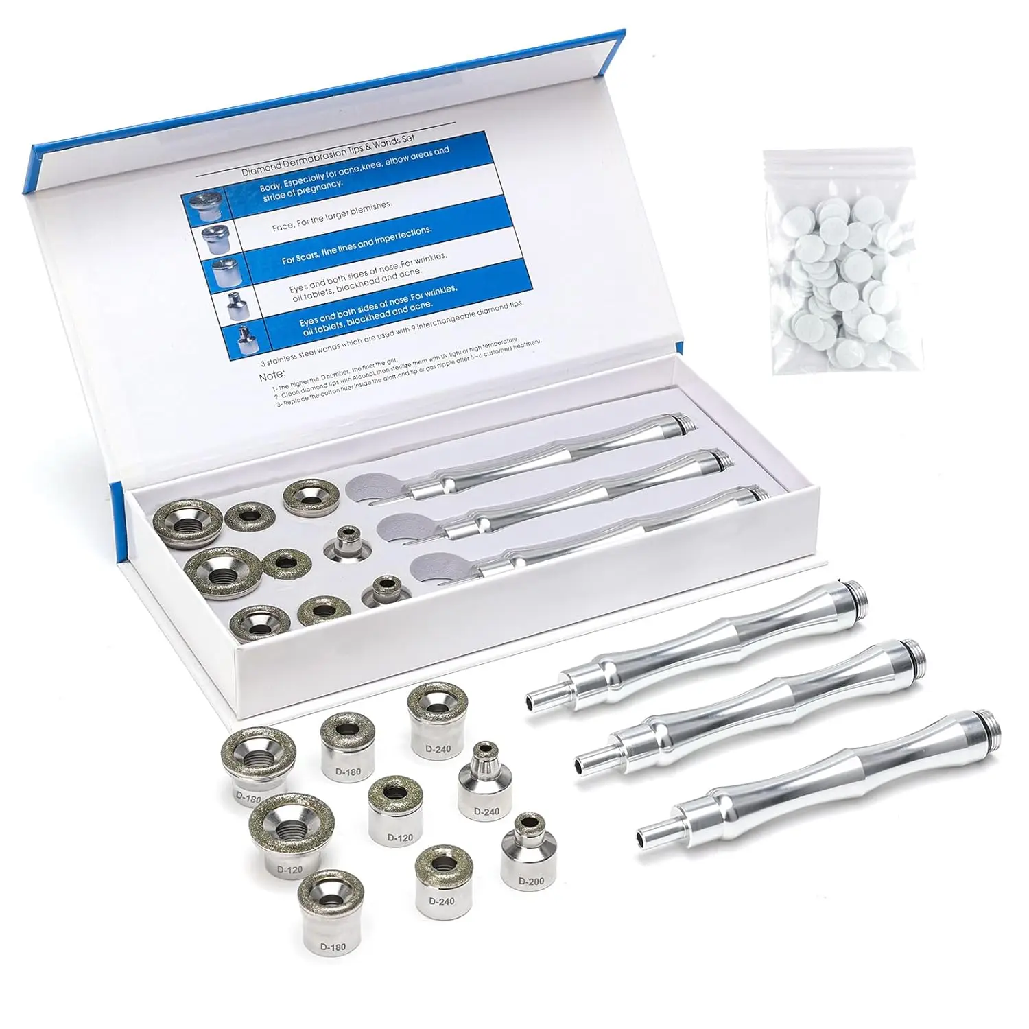 9 насадок для микродермабразии и 3 сменные насадки для дермабразии, аксессуары для аппарата микродермабразии с хлопковым фильтром
9 насадок для микродермабразии и 3 сменные насадки для дермабразии, аксессуары для аппарата микродермабразии с хлопковым фильтром