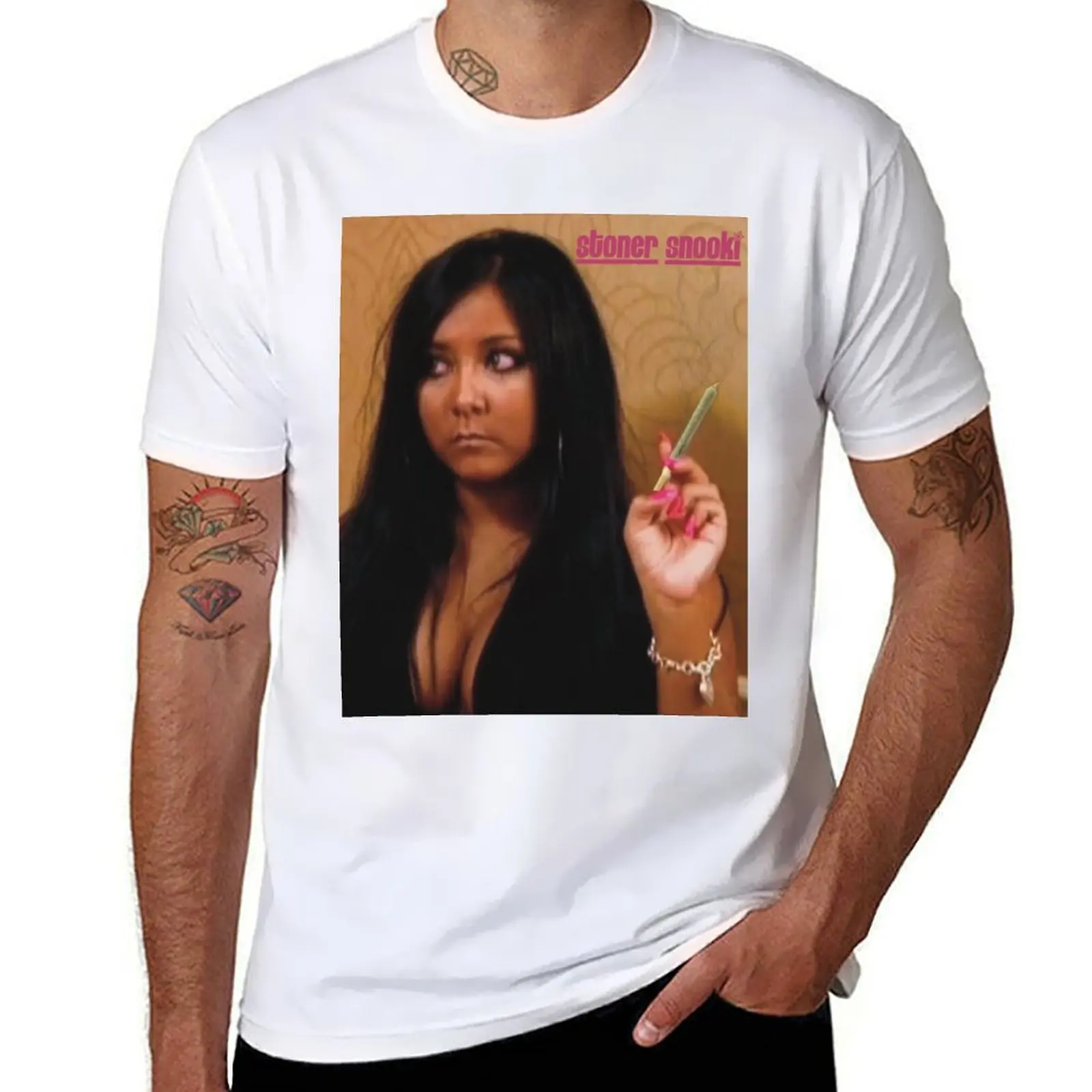 snooki stoner T-shirt new edition korean fashion aesthetic clothes boys animal print plain t shirts men
snooki stoner T-shirt new edition korean fashion aesthetic clothes boys animal print plain t shirts men