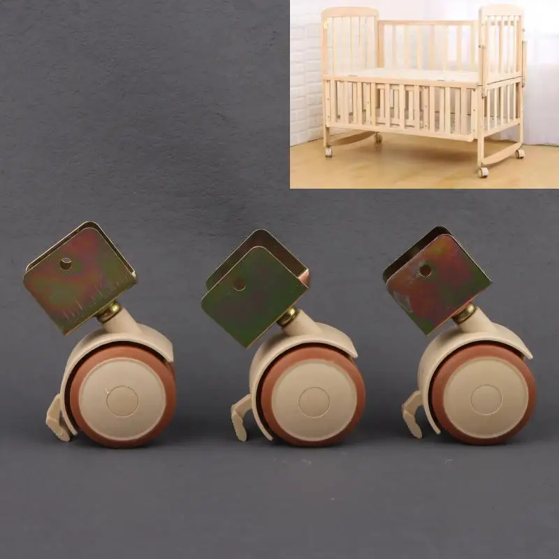 4Pcs Furniture Crib Swivel Casters Cabinet Wheels With Brake Nylon Furniture Support Leg For Chairs Baby Bed Trolley
4Pcs Furniture Crib Swivel Casters Cabinet Wheels With Brake Nylon Furniture Support Leg For Chairs Baby Bed Trolley