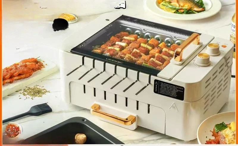 Skewer Barbecue Grill Home Automatic Rotating Multifunctional Indoor Electric Grill Light Smoke Barbecue Machine G-26
Skewer Barbecue Grill Home Automatic Rotating Multifunctional Indoor Electric Grill Light Smoke Barbecue Machine G-26