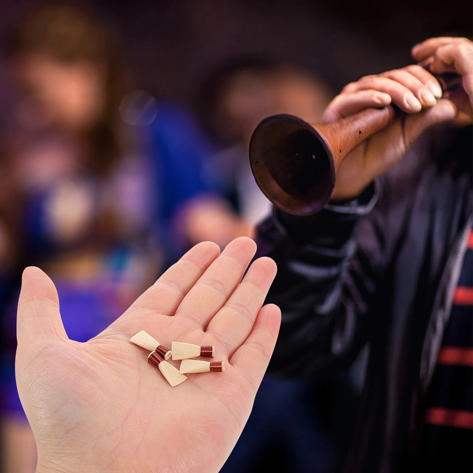 4pcs D Key Suona Reeds Replacement Chinese Suona Instrument Accessories Portable Woodwind Reed Parts For Beginners
4pcs D Key Suona Reeds Replacement Chinese Suona Instrument Accessories Portable Woodwind Reed Parts For Beginners