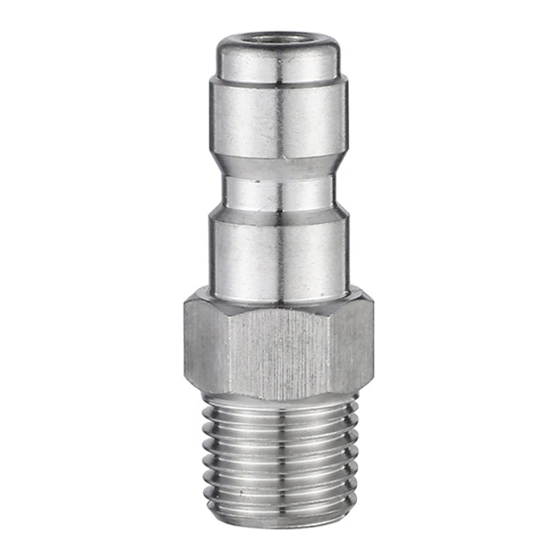 Pressure Washer Snow Foam Quick Plug Connector 1/4 Inch To Spray-Gun Wand Lance Adapter Quick Disconnect Release Fitting
Pressure Washer Snow Foam Quick Plug Connector 1/4 Inch To Spray-Gun Wand Lance Adapter Quick Disconnect Release Fitting