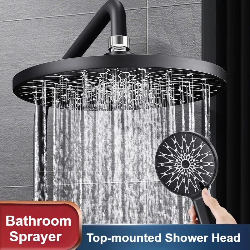 Top-mounted Shower Head Pressure-enhanced ShowerHead Bathroom Rainfall Single-head Large Shower Head Shower Accessories
Top-mounted Shower Head Pressure-enhanced ShowerHead Bathroom Rainfall Single-head Large Shower Head Shower Accessories
