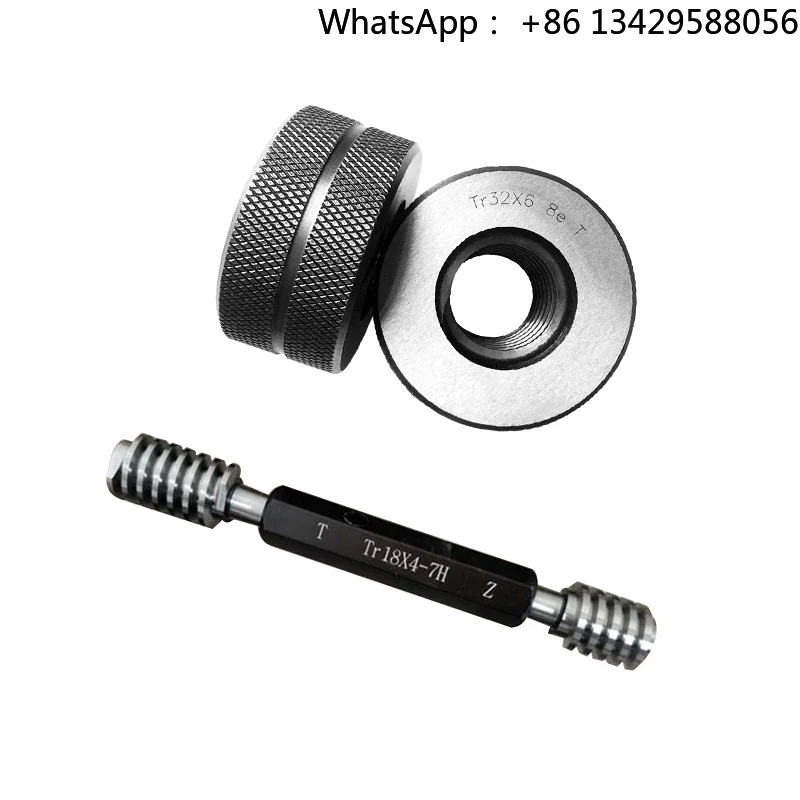 Trapezoidal 30 Degree Metric Tr Thread Gauges Go and No Go Thread Ring Plug Gauge Tr8*1.5-Tr300*24
Trapezoidal 30 Degree Metric Tr Thread Gauges Go and No Go Thread Ring Plug Gauge Tr8*1.5-Tr300*24