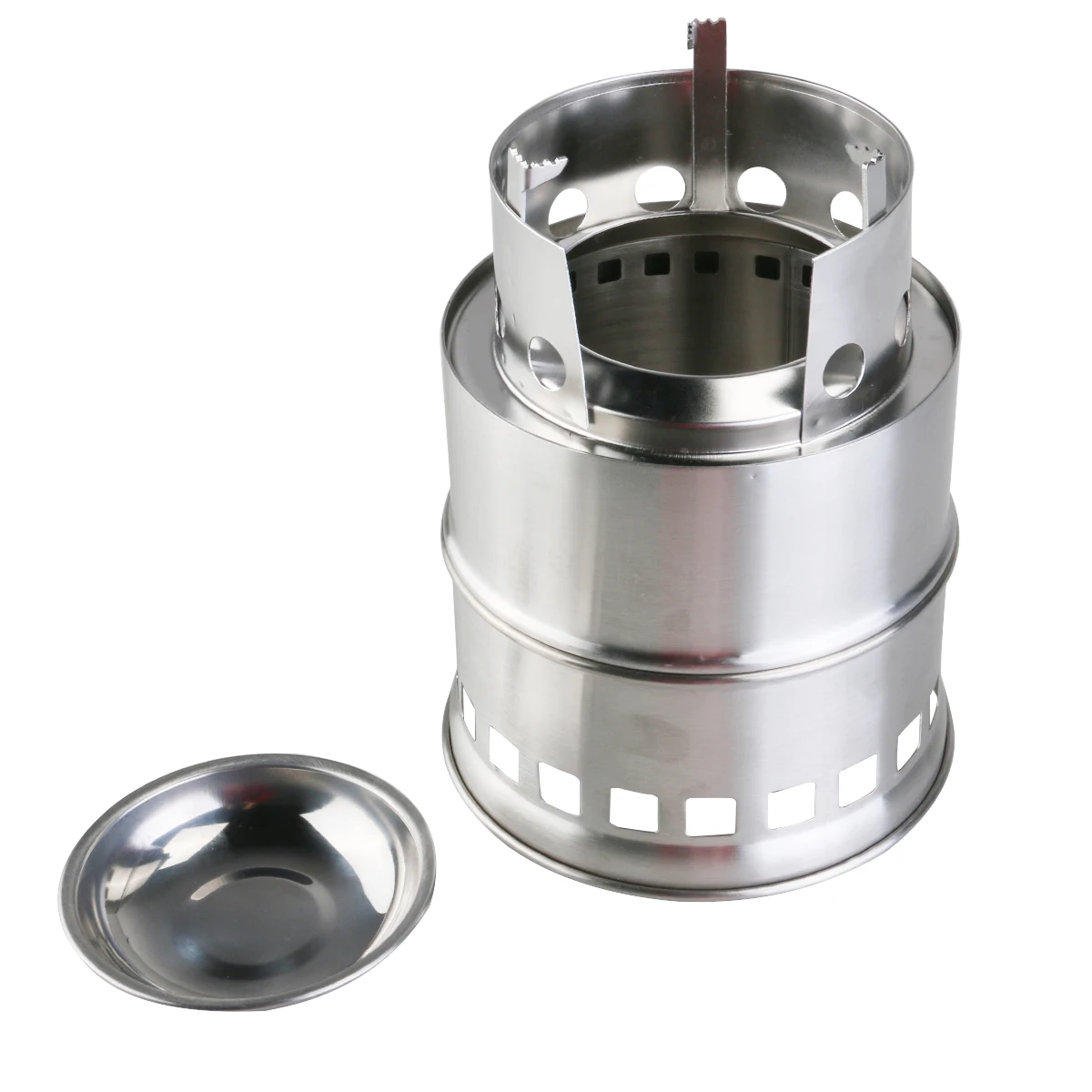 Folding Wood Stove Portable Camping Stainless Steel Lightweight Silver Double Wall Airflow Efficient Outdoor Cooking
Folding Wood Stove Portable Camping Stainless Steel Lightweight Silver Double Wall Airflow Efficient Outdoor Cooking