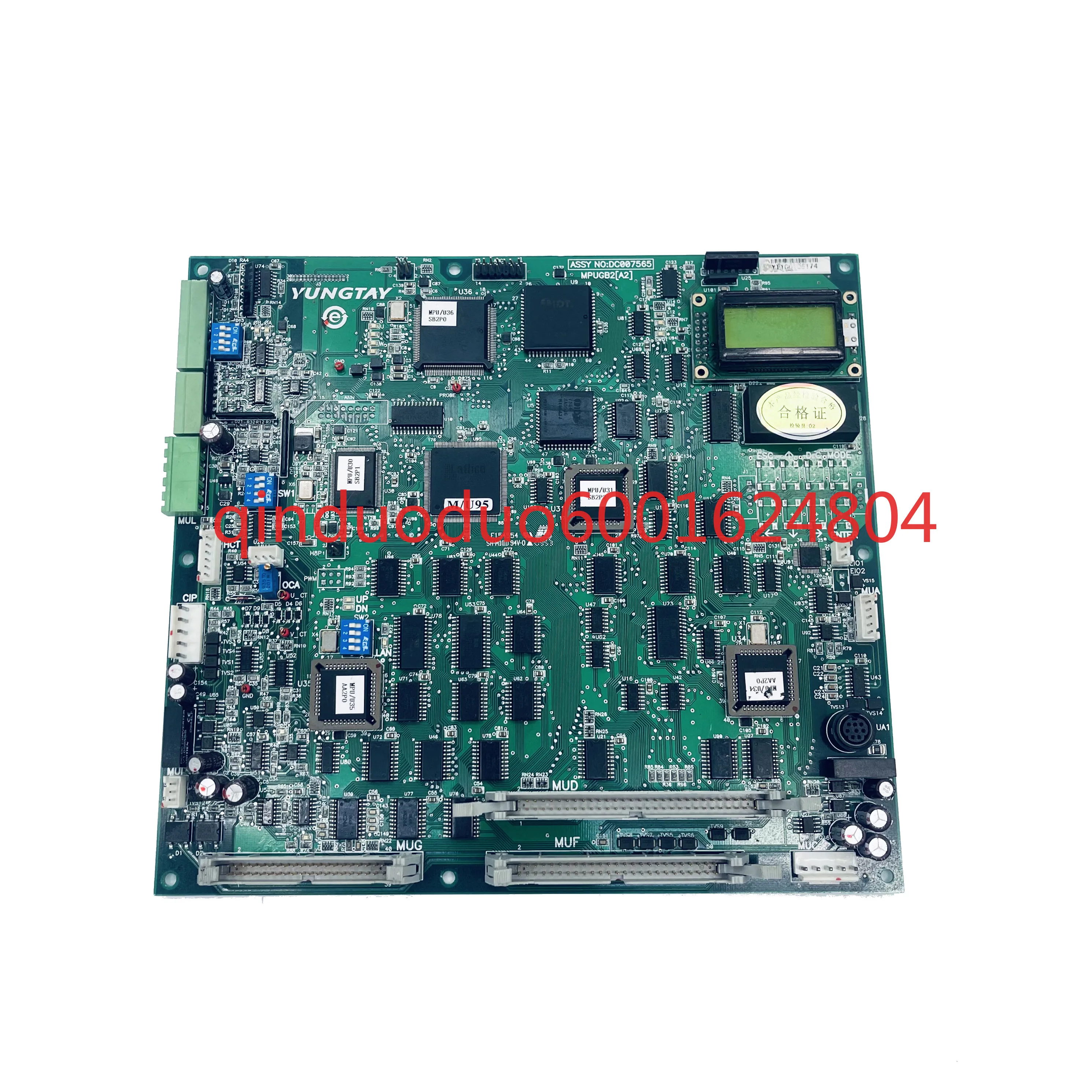 Suitable for Yongda ENT elevator SYK09 main board MPUGB2 (A2) DC007565/DC011040 New DC004911
Suitable for Yongda ENT elevator SYK09 main board MPUGB2 (A2) DC007565/DC011040 New DC004911