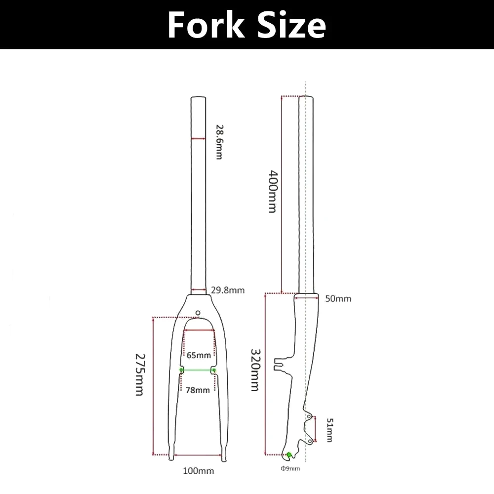 Carbon Fiber Fork Small Wheel Bike Fork 20 inch For Kids' Folding BMX Road Bicycle Front Forks 3-in-1 Disc Brake V Brake C Brake
Carbon Fiber Fork Small Wheel Bike Fork 20 inch For Kids' Folding BMX Road Bicycle Front Forks 3-in-1 Disc Brake V Brake C Brake
