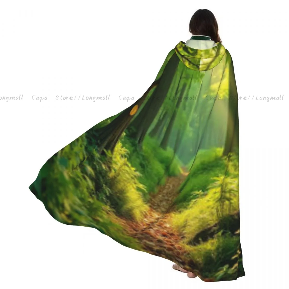 Witch Cloak Coins On Trees In Sunlit Forest Path Halloween Cosplay Costume Unisex Adult Cloak Retro Ages Cape
Witch Cloak Coins On Trees In Sunlit Forest Path Halloween Cosplay Costume Unisex Adult Cloak Retro Ages Cape