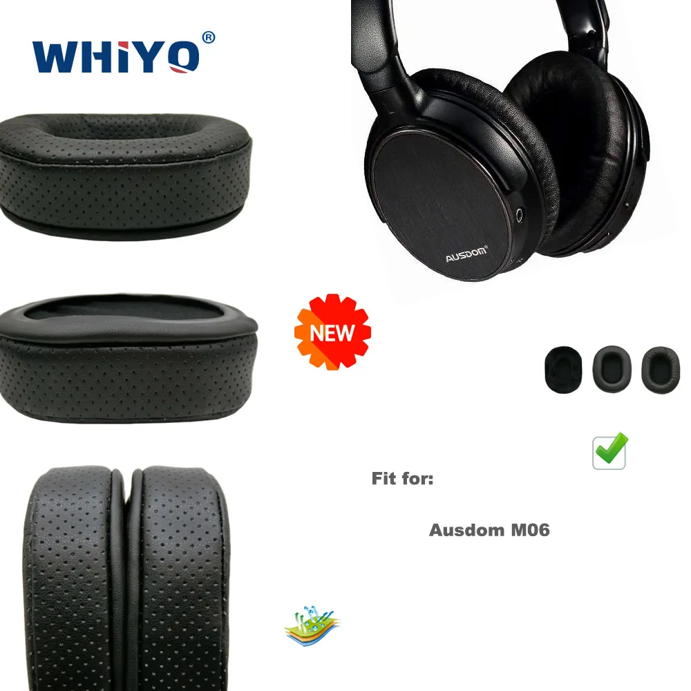 New Upgrade Replacement Ear Pads for Ausdom M06 Headset Leather Cushion Velvet Earmuff Earphone
New Upgrade Replacement Ear Pads for Ausdom M06 Headset Leather Cushion Velvet Earmuff Earphone