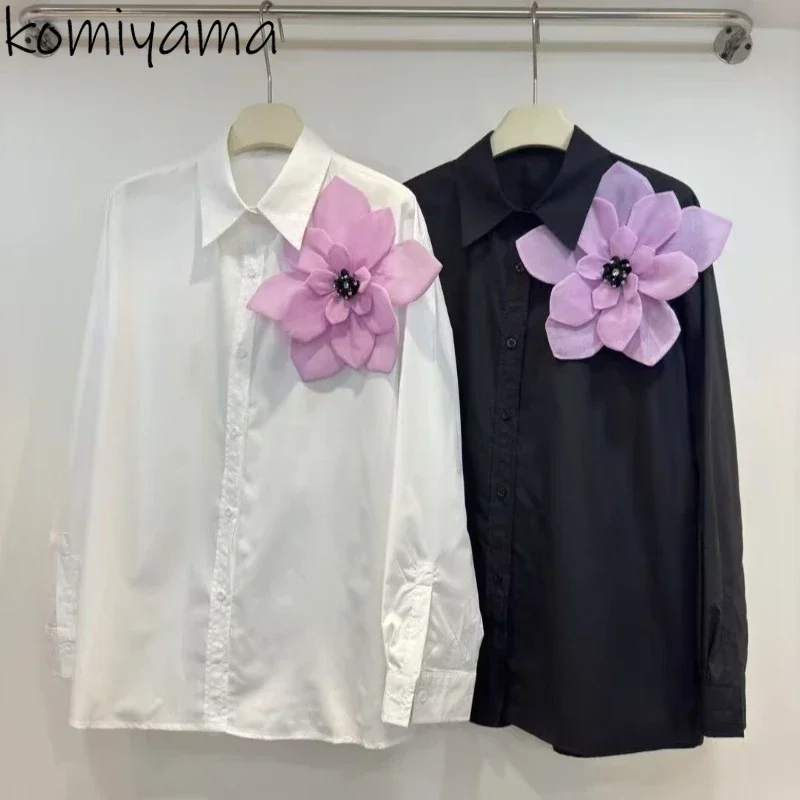 Three-Dimensional Floral Blusas Mujer Long Sleeve Woman Shirts Blouses Loose Camisas Casual Women Clothing Spring New Ropa
Three-Dimensional Floral Blusas Mujer Long Sleeve Woman Shirts Blouses Loose Camisas Casual Women Clothing Spring New Ropa