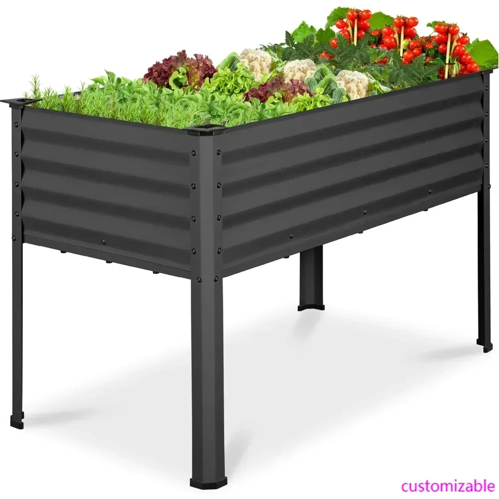 Best Choice Products 48x24x30in Galvanized Raised Garden Bed, Metal Elevated Planter Box, Vegetable Garden for Backyard, Patio,
Best Choice Products 48x24x30in Galvanized Raised Garden Bed, Metal Elevated Planter Box, Vegetable Garden for Backyard, Patio,