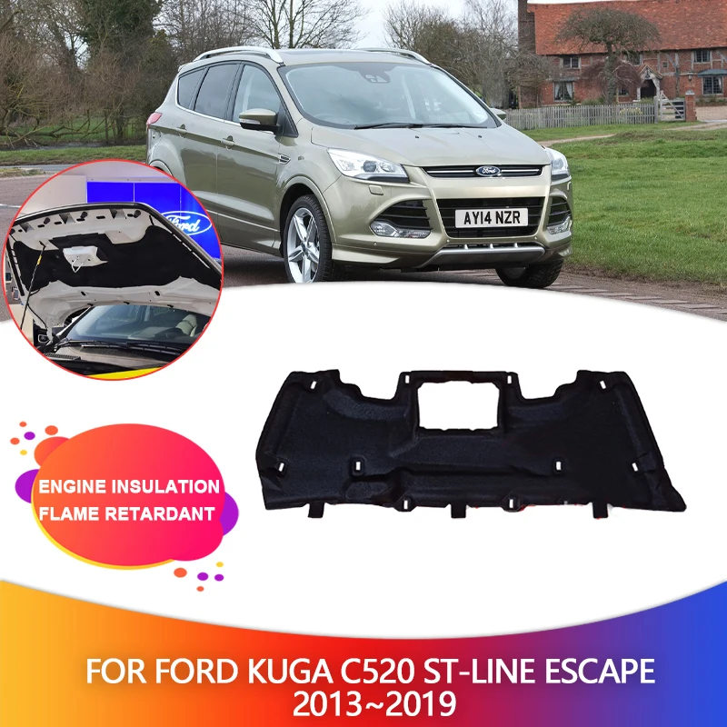 Car Engine Insulation for Ford Kuga C520 Escape ST-Line 2013~2019 Hood Heat Sound Cotton Soundproof Cover Thermal Pad Accessorie
Car Engine Insulation for Ford Kuga C520 Escape ST-Line 2013~2019 Hood Heat Sound Cotton Soundproof Cover Thermal Pad Accessorie