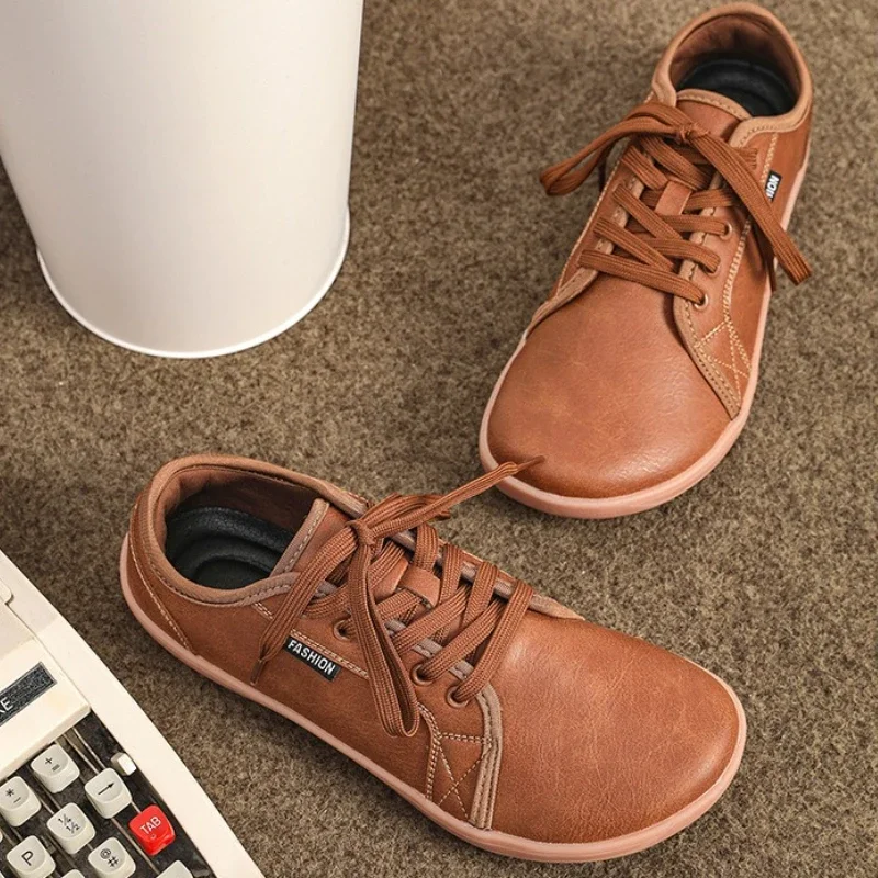 Unisex Wide Barefoot Shoes High Quality Soft Leather Casual Shoe Fashion Men Women Sneakers Hot Sale Brand Men Shoes Plus Size48
Unisex Wide Barefoot Shoes High Quality Soft Leather Casual Shoe Fashion Men Women Sneakers Hot Sale Brand Men Shoes Plus Size48