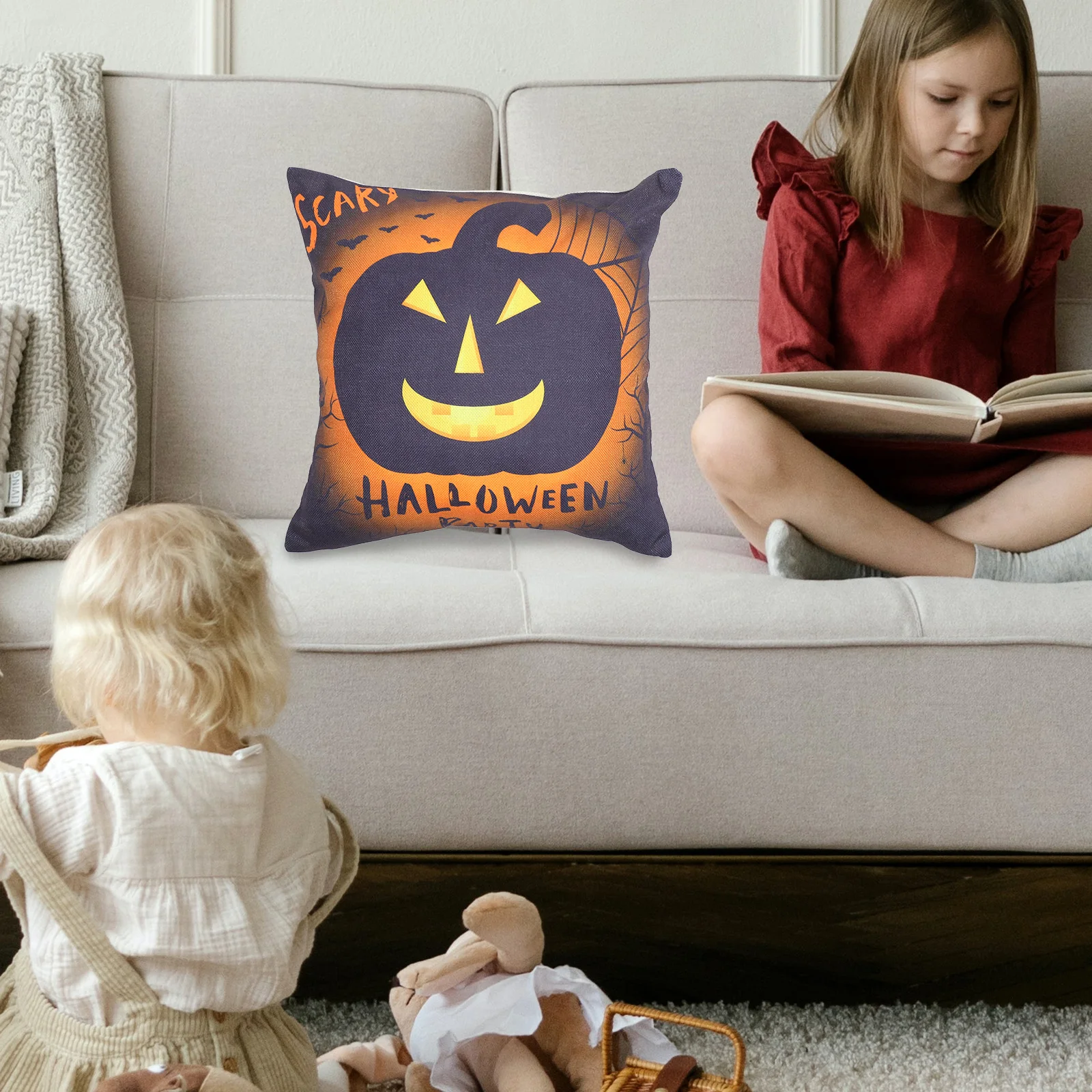 Pumpkin Head Pillow Cover Decorative Throw Covers Shaped Pillowcase Halloween Cushion
Pumpkin Head Pillow Cover Decorative Throw Covers Shaped Pillowcase Halloween Cushion