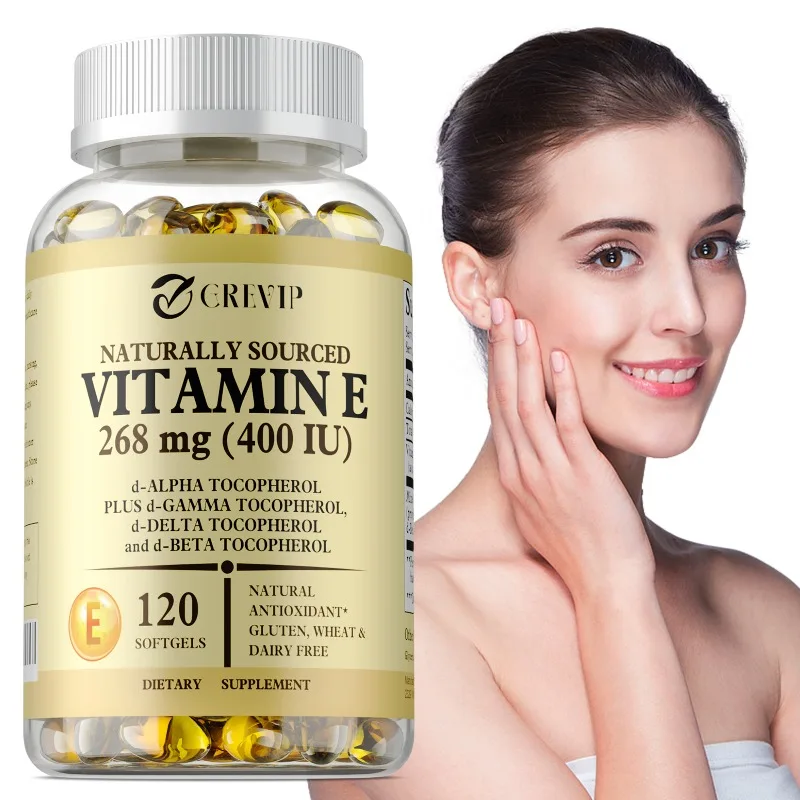 Vitamin E Softgels, Antioxidant Supplements, Easily Absorbed - Supports Skin, Heart & Immune Health Capsules, Non-GMO
Vitamin E Softgels, Antioxidant Supplements, Easily Absorbed - Supports Skin, Heart & Immune Health Capsules, Non-GMO
