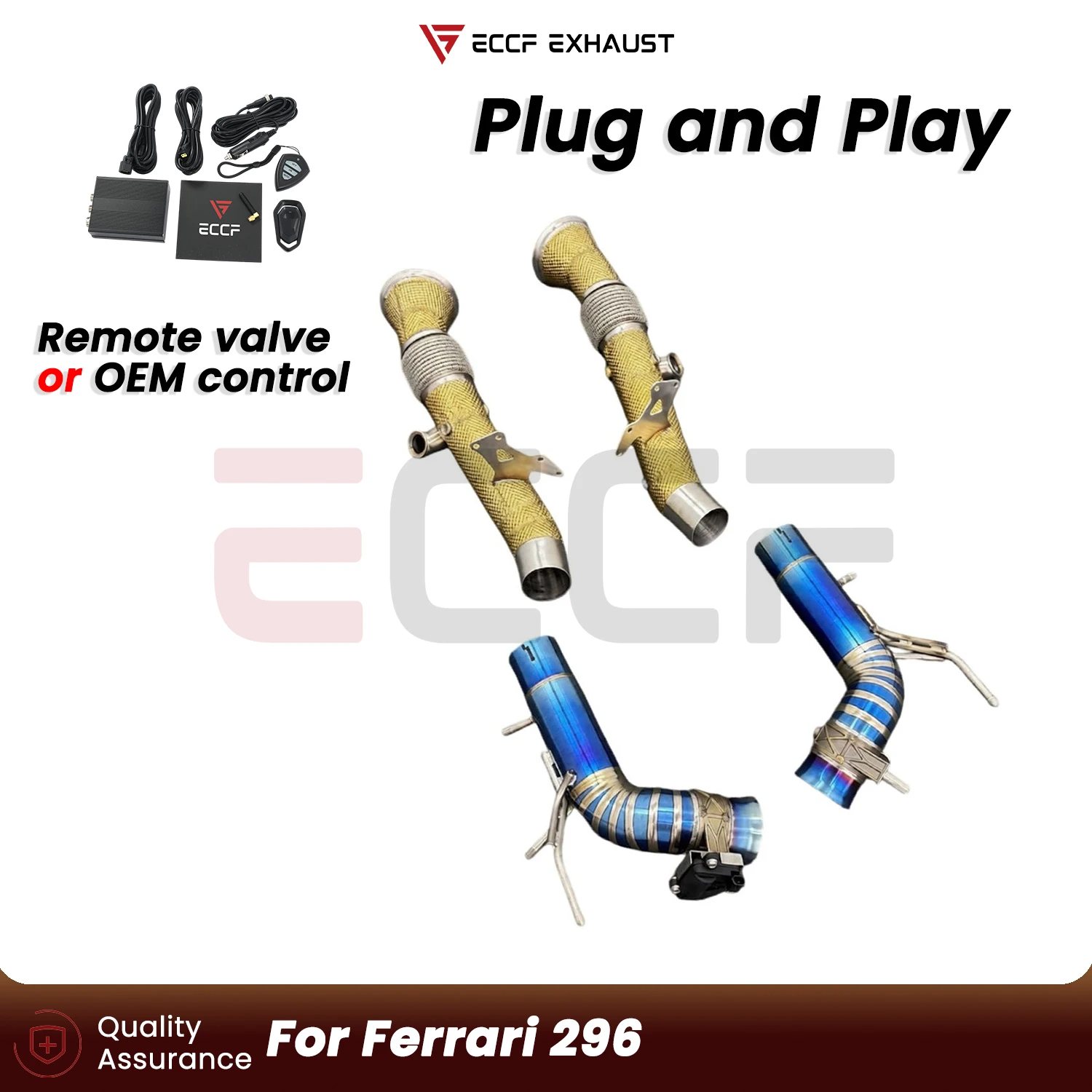 Sporty Titanium Complete exhaust system For Ferrari 296 Plug and Play Performance Upgrade Easy Installation
Sporty Titanium Complete exhaust system For Ferrari 296 Plug and Play Performance Upgrade Easy Installation