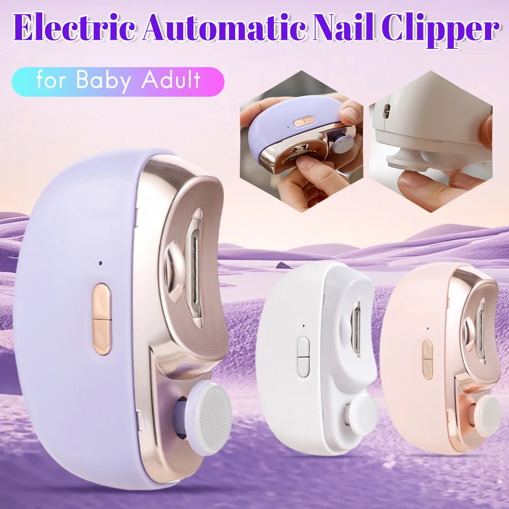 2 in 1 Rotatable Electric Nail Clipper Grinding and Polishing With Lighting Automatic Rechargeable Nail Trimmer for Baby Adult
2 in 1 Rotatable Electric Nail Clipper Grinding and Polishing With Lighting Automatic Rechargeable Nail Trimmer for Baby Adult 