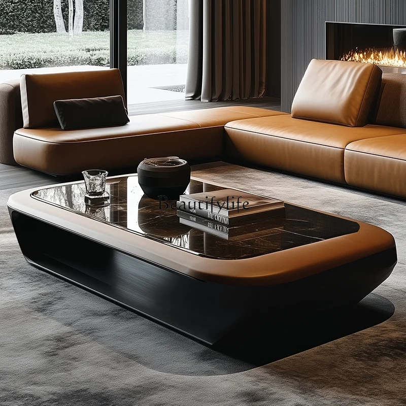 Light luxury high-end microcrystalline stone coffee table modern household tea table large flat layer
Light luxury high-end microcrystalline stone coffee table modern household tea table large flat layer