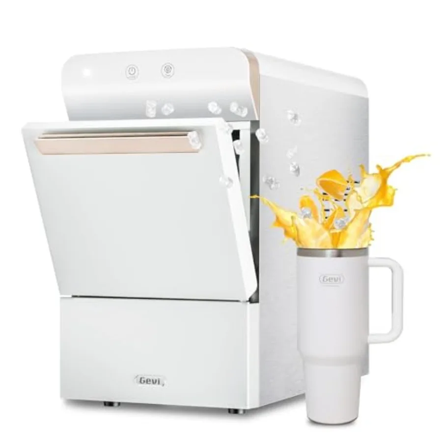 Countertop nugget ice maker for home kitchen and office use, stainless steel gray, 38 lbs/24H output, self-cleaning and energy-
Countertop nugget ice maker for home kitchen and office use, stainless steel gray, 38 lbs/24H output, self-cleaning and energy-
