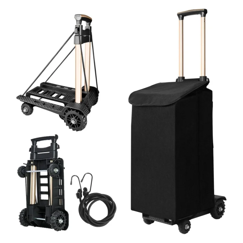 Olding Hand Truck Portable Dolly Compact Utility Luggage Cart with 70Kg/155Lbs Heavy Duty 4 Wheels Solid Construction Adjustable
Olding Hand Truck Portable Dolly Compact Utility Luggage Cart with 70Kg/155Lbs Heavy Duty 4 Wheels Solid Construction Adjustable