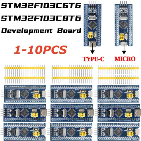 XZG 1-10PCS STM32F103C6T6 STM32F103C8T6 ARM STM32 Minimum System Development Board Module For Arduino 1-10PCS