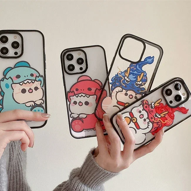 2.0 Version Acrylic Upgrade Border Cartoon Dragon New Year Phone Case Cover for IPhone 11 12 13 14 15 Pro Max Case
2.0 Version Acrylic Upgrade Border Cartoon Dragon New Year Phone Case Cover for IPhone 11 12 13 14 15 Pro Max Case