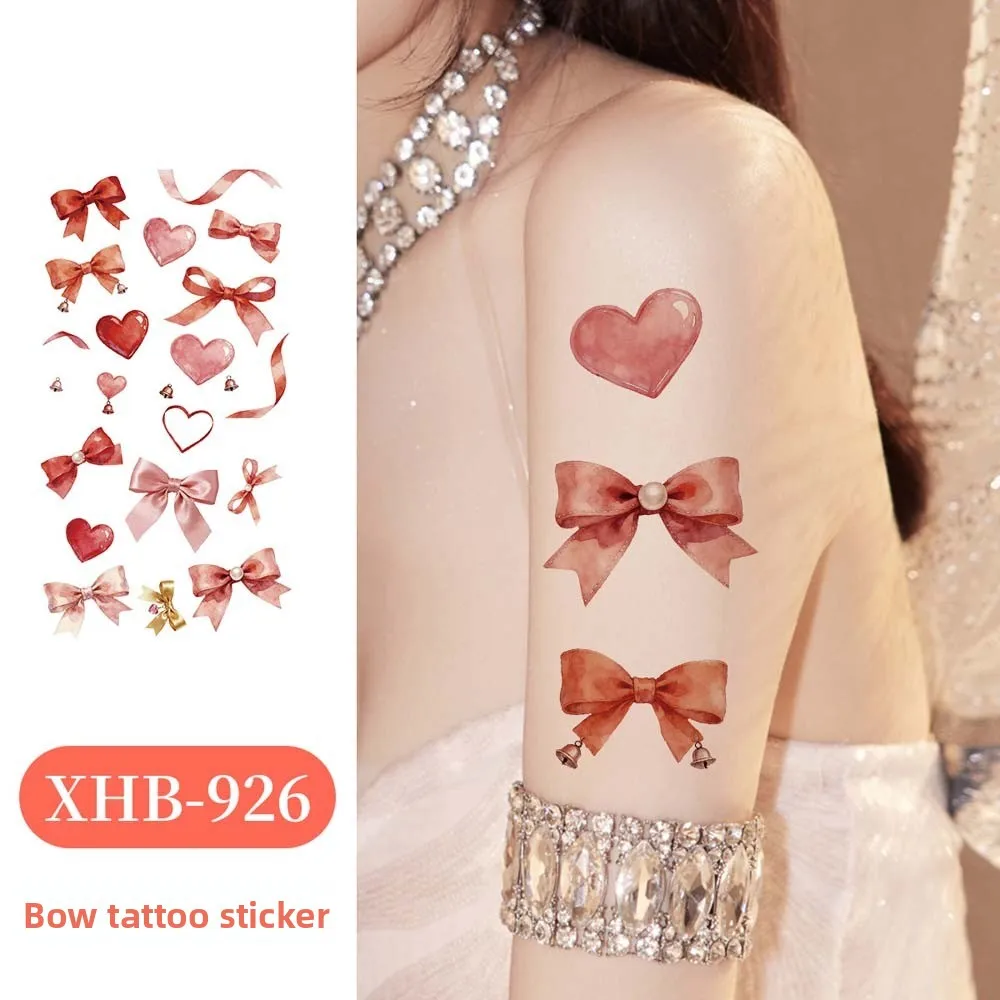 Arm Leg Facial Art Colorful Bow Tattoo Stickers Pink Bowknot Ribbon Waterproof Face Temporary Tattoos Long Lasting Love Heart
Arm Leg Facial Art Colorful Bow Tattoo Stickers Pink Bowknot Ribbon Waterproof Face Temporary Tattoos Long Lasting Love Heart