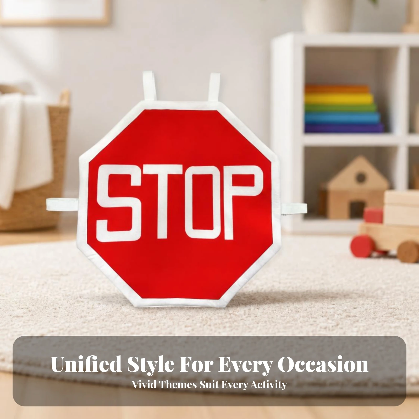 Stop Sign Role-Play Tabard Red Octagonal Stop Sign Tabard Dress-up Item Side Ties One Size Fits Most for Children, Party
Stop Sign Role-Play Tabard Red Octagonal Stop Sign Tabard Dress-up Item Side Ties One Size Fits Most for Children, Party