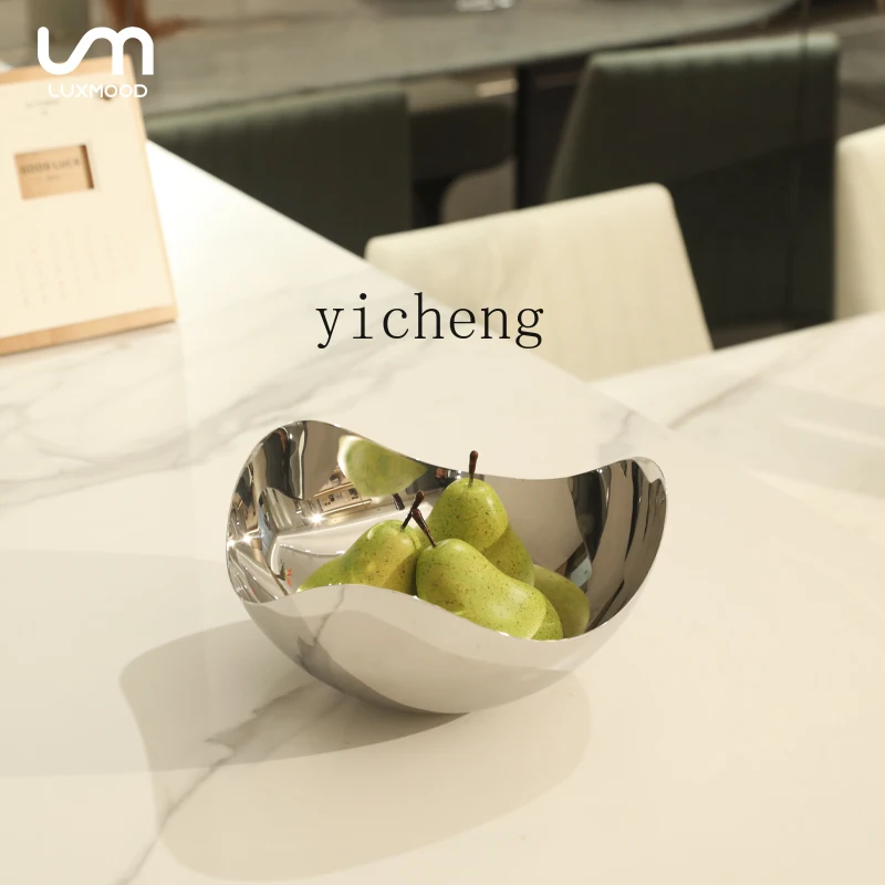 XL Nordic high-grade stainless steel fruit plate creative storage plate living room ornament
XL Nordic high-grade stainless steel fruit plate creative storage plate living room ornament