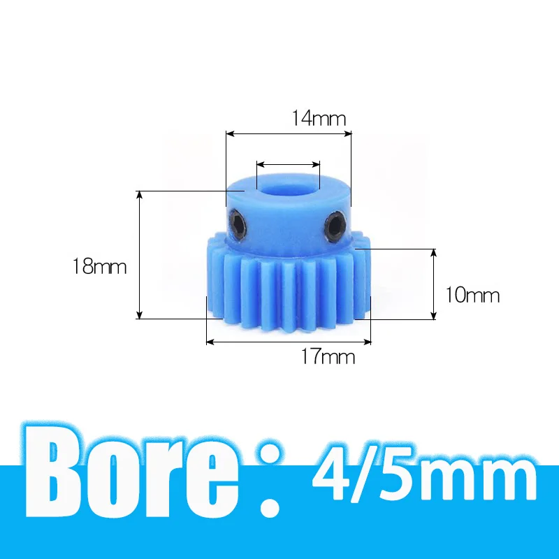 1Pc 1 Module Spur Gear 15Teeth Nylon & Metal Motor Gear with Hub Bore 4/5/6/6.35/7/8mm for Rack and Pinion CNC Transmission
1Pc 1 Module Spur Gear 15Teeth Nylon & Metal Motor Gear with Hub Bore 4/5/6/6.35/7/8mm for Rack and Pinion CNC Transmission