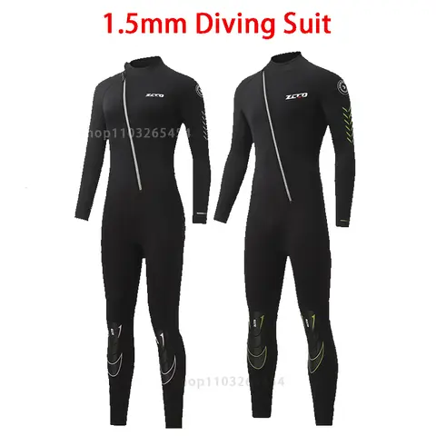 New Wetsuits 1.5mm Neoprene Diving Surfing Suit adult Snorkeling Kayaking Spearfishing Freediving Swimming Full Body Keep Warm