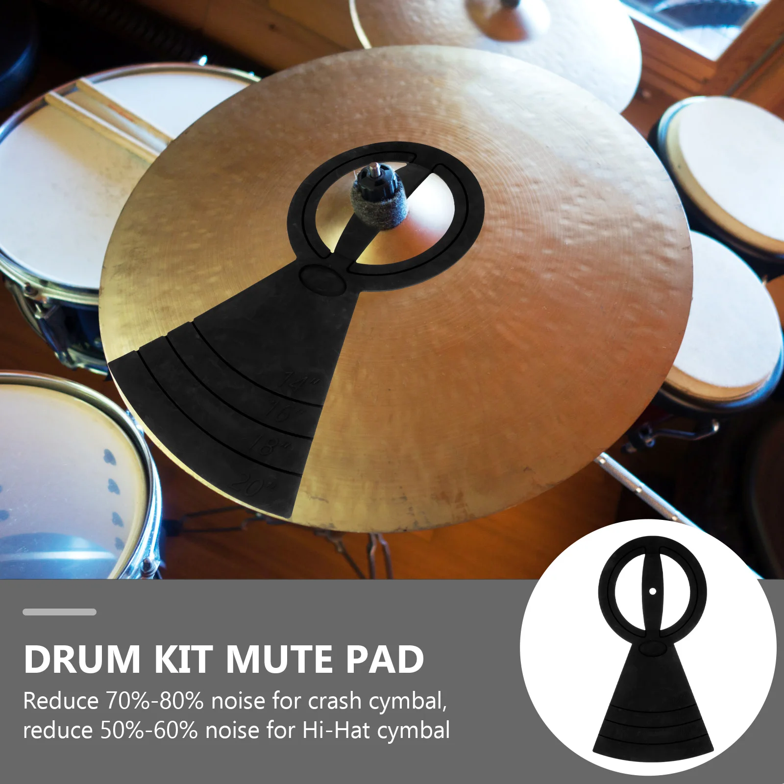 1Pcs Cymbal Drum Mute Pad Hi-Hat Noise Reduction Mat Practice Accessory Mute Cushion for Crash Hi-Hat Drums
1Pcs Cymbal Drum Mute Pad Hi-Hat Noise Reduction Mat Practice Accessory Mute Cushion for Crash Hi-Hat Drums