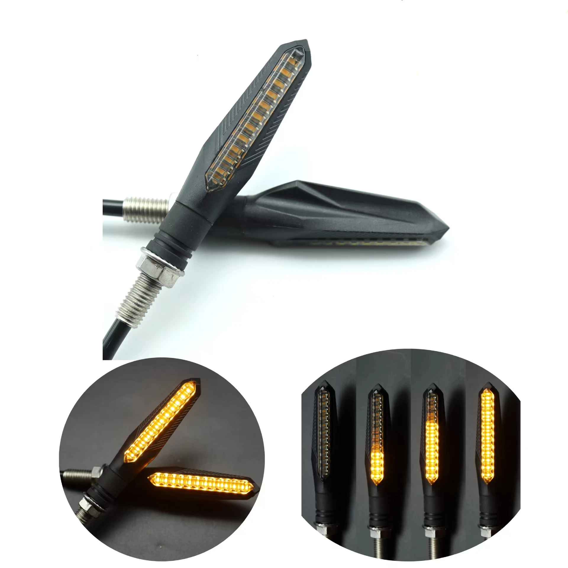 Motorcycle Turn Signal Light 12V LED Flowing Water Blinker Bendable Flashing Lights Signal Lamp for Honda Vfr 750 800 750F 1200F
Motorcycle Turn Signal Light 12V LED Flowing Water Blinker Bendable Flashing Lights Signal Lamp for Honda Vfr 750 800 750F 1200F
