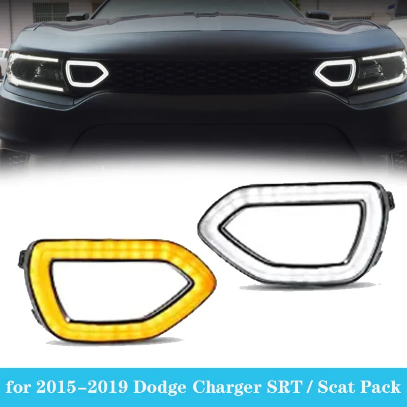 LED Front Bumper Day Light Turn Signal Lamp for Dodge Charger SRT 2015 2016 2017 2018 2019
LED Front Bumper Day Light Turn Signal Lamp for Dodge Charger SRT 2015 2016 2017 2018 2019