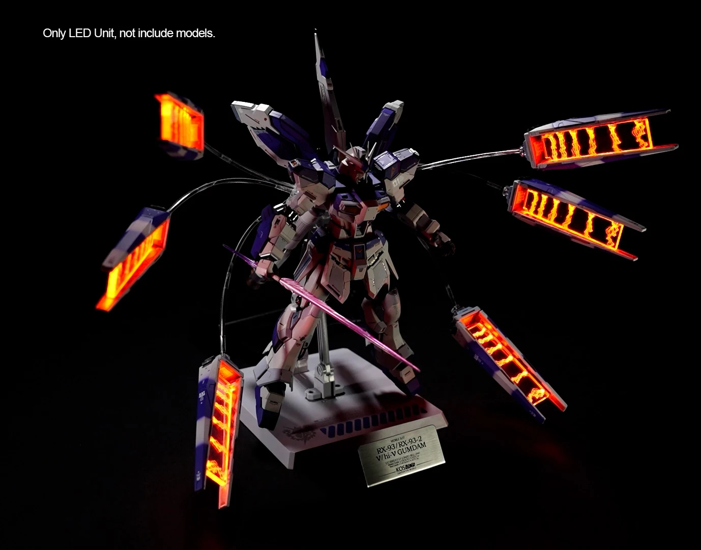Фотография Kosmos RGB светодиодный Unit для 1/100 RX-93 Nu Gundam Ver.Ka
Фотография Kosmos RGB светодиодный Unit для 1/100 RX-93 Nu Gundam Ver.Ka