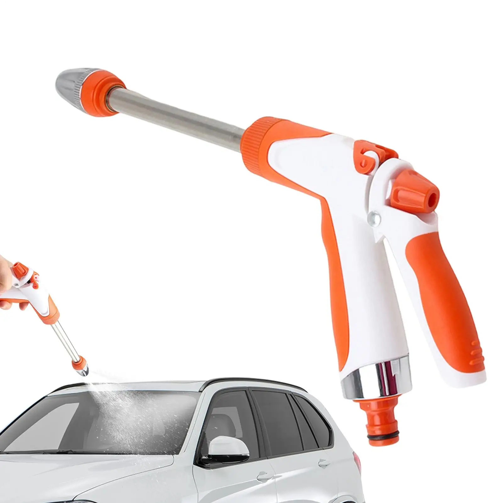 Hose Sprayer Nozzle Lightweight Adjustable Nozzle For Water Hose For Lawn Patio Car Wash Cleaning Pet Showering Drains Stairs
Hose Sprayer Nozzle Lightweight Adjustable Nozzle For Water Hose For Lawn Patio Car Wash Cleaning Pet Showering Drains Stairs