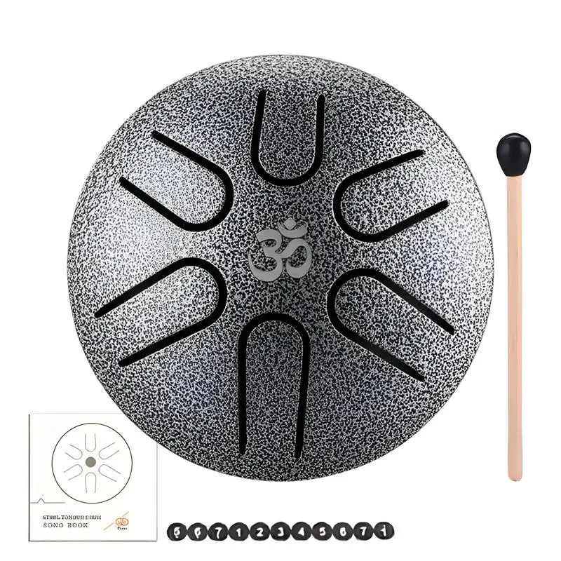 Mini 3 Inch Drum 6 Notes Steel Tongue Drum Instrument Ethereal Drum Yoga Meditation Music Drum For Meditation Yoga Beginners
Mini 3 Inch Drum 6 Notes Steel Tongue Drum Instrument Ethereal Drum Yoga Meditation Music Drum For Meditation Yoga Beginners