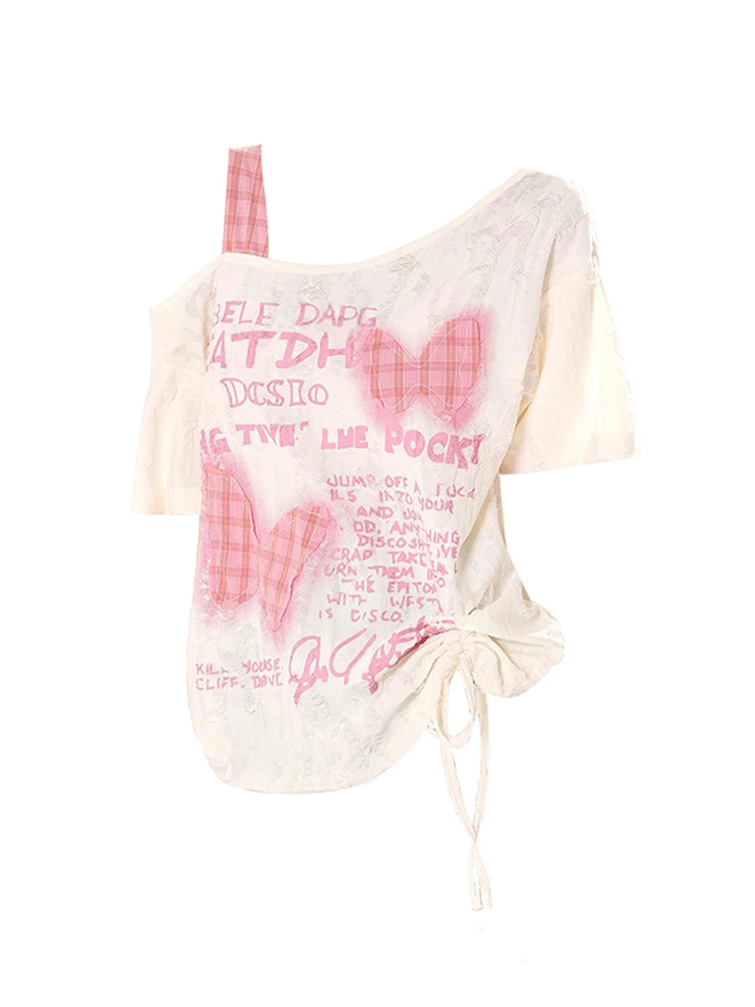 Women's Apricot Print T-shirt Harajuku Y2k Gyaru Tee Top 90s Aesthetic Vintage Short Sleeve T-shirts 2000s Shoujo Clothes Autumn
Women's Apricot Print T-shirt Harajuku Y2k Gyaru Tee Top 90s Aesthetic Vintage Short Sleeve T-shirts 2000s Shoujo Clothes Autumn