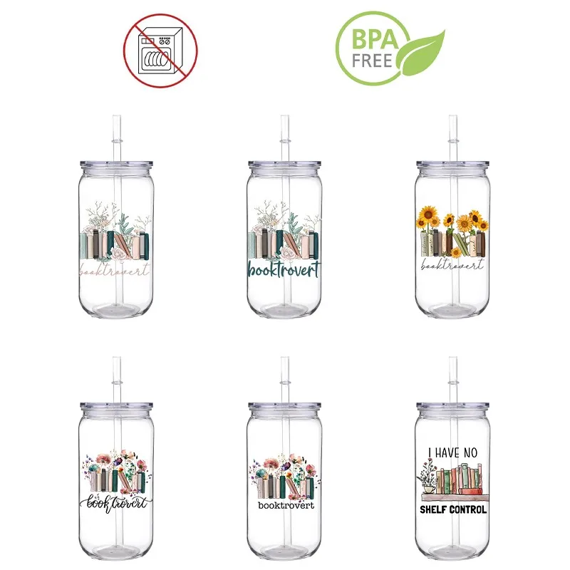 3D Books Flower Design Printed Transfer PET Plastic Straw Cup Book Series Comes With Straw And Cup Lid Eco-Friendly DIY
3D Books Flower Design Printed Transfer PET Plastic Straw Cup Book Series Comes With Straw And Cup Lid Eco-Friendly DIY
