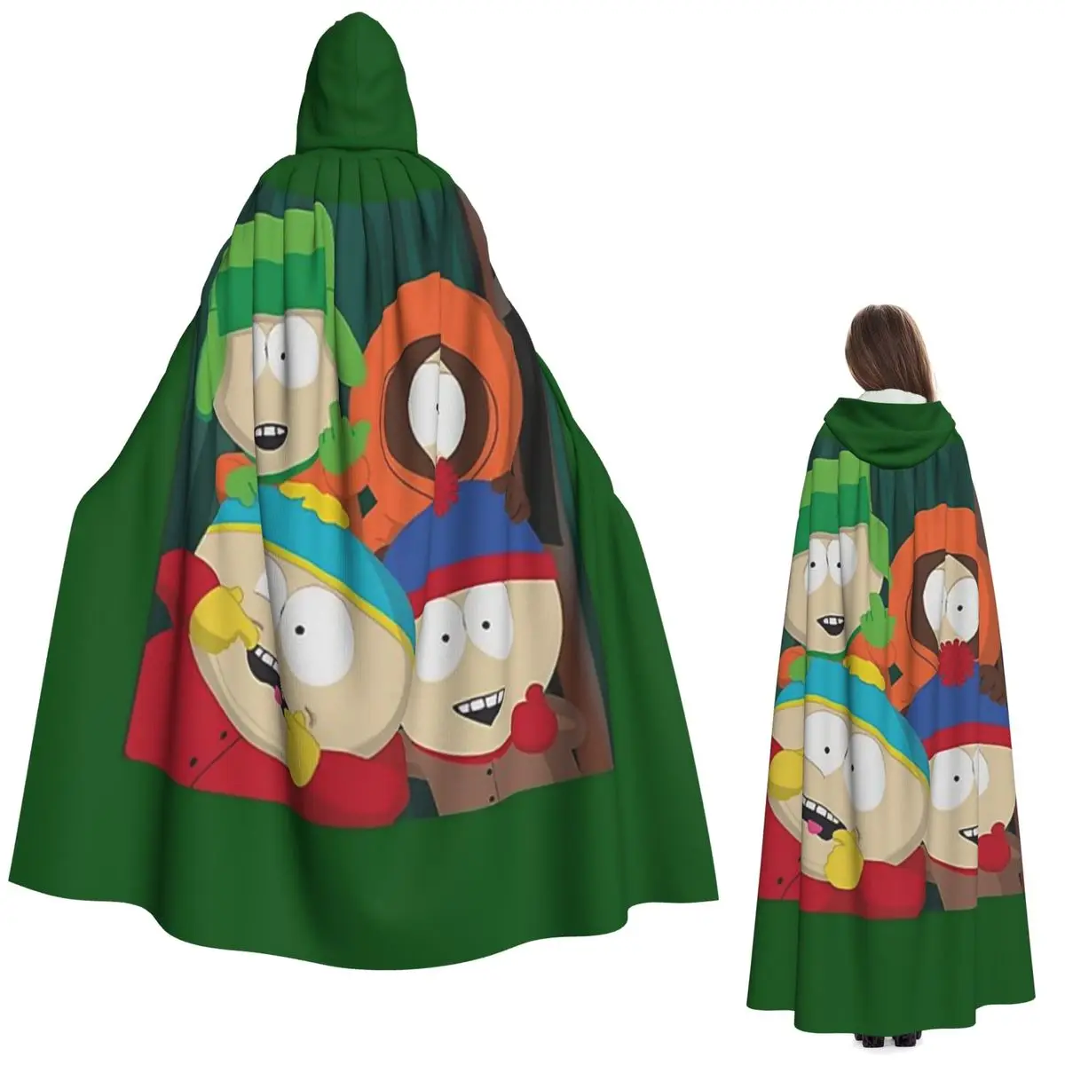 Southpark Boys Cartoon Anime Long Hooded Cloak Witch Medieval Costume Cosplay Cape HalloweenCoat Adult Unisex
Southpark Boys Cartoon Anime Long Hooded Cloak Witch Medieval Costume Cosplay Cape HalloweenCoat Adult Unisex
