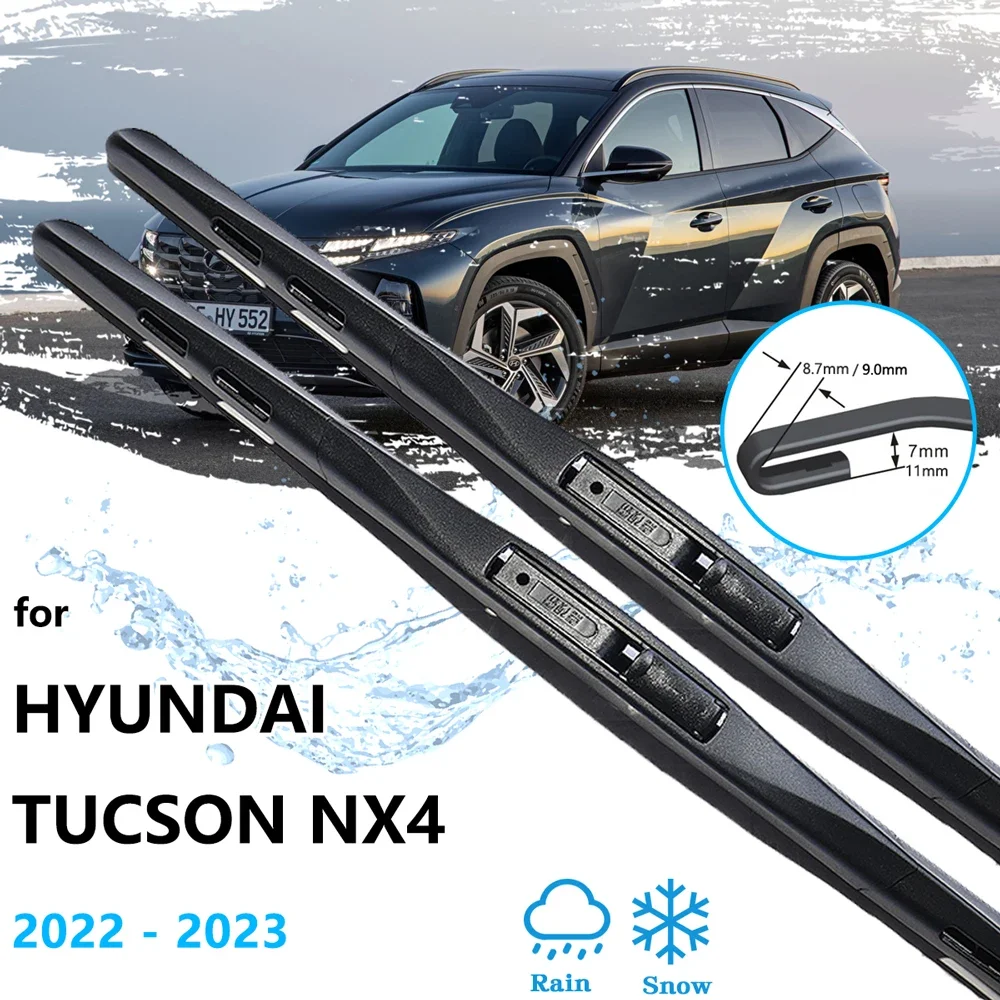 For Hyundai Tucson NX4 2022 2023 Frameless Winter Wipers Blades Front Window Windshield Windscreen Rubber Cutter Car Replacement
For Hyundai Tucson NX4 2022 2023 Frameless Winter Wipers Blades Front Window Windshield Windscreen Rubber Cutter Car Replacement