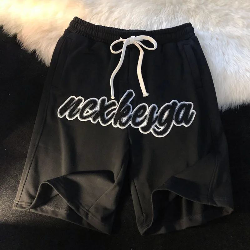 Y2k Letter Embroidered Casual Shorts Women Summer High Street Loose Sport Shorts Oversized Unisex Wide Leg Sweatpants Streetwear
Y2k Letter Embroidered Casual Shorts Women Summer High Street Loose Sport Shorts Oversized Unisex Wide Leg Sweatpants Streetwear