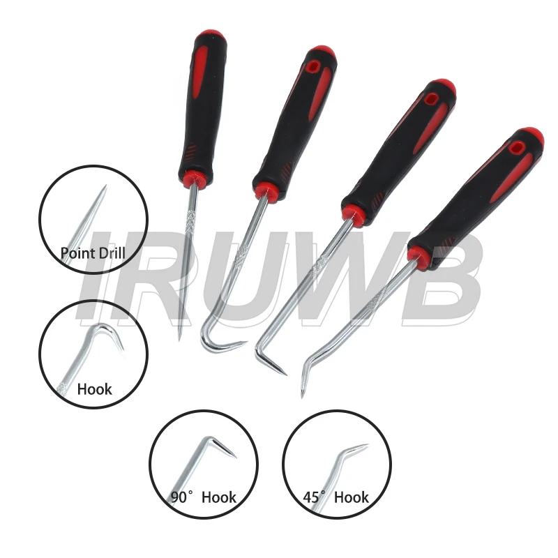 4Pcs Car Auto Vehicle Oil Seal Screwdrivers Set O-Ring Seal Gasket Puller Remover Pick Hooks Tools Sealing Repair Tools 16cm
4Pcs Car Auto Vehicle Oil Seal Screwdrivers Set O-Ring Seal Gasket Puller Remover Pick Hooks Tools Sealing Repair Tools 16cm