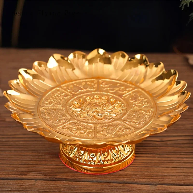 SEWS-Metal Lotus Offering Tray Temple Worship Supplies Buddhist Hall Utensils Living Room Storage Tray
SEWS-Metal Lotus Offering Tray Temple Worship Supplies Buddhist Hall Utensils Living Room Storage Tray