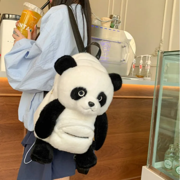 Women cartoon panda backpack children Cute school bag gift
Women cartoon panda backpack children Cute school bag gift