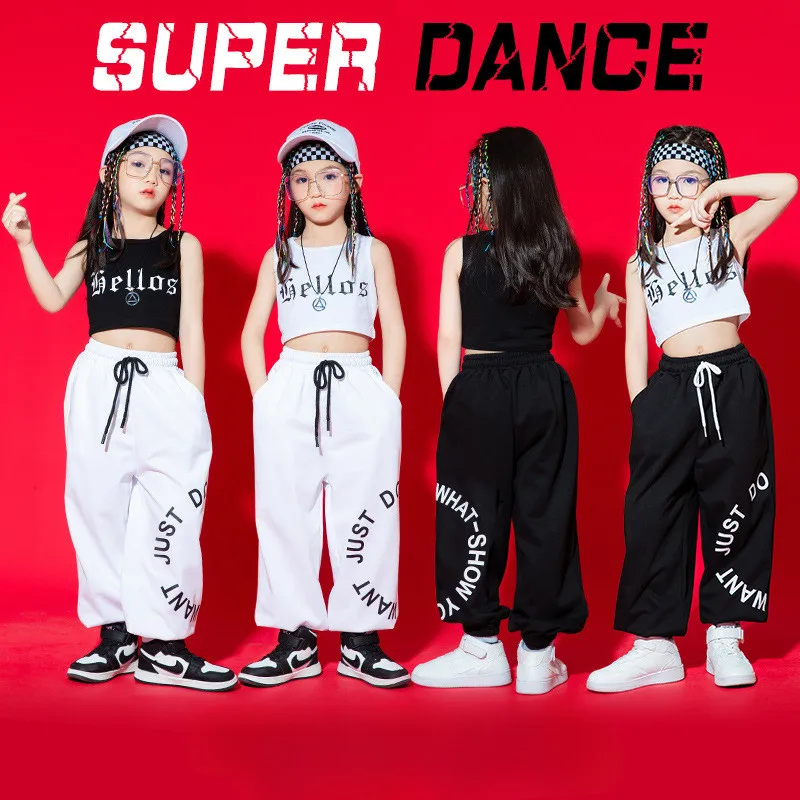 Girls Jazz Dance Performance Cotton Vest Summer Children's Hip HopjazzPerformance Outfit Girls Fashion Show Trendy Clothing
Girls Jazz Dance Performance Cotton Vest Summer Children's Hip HopjazzPerformance Outfit Girls Fashion Show Trendy Clothing