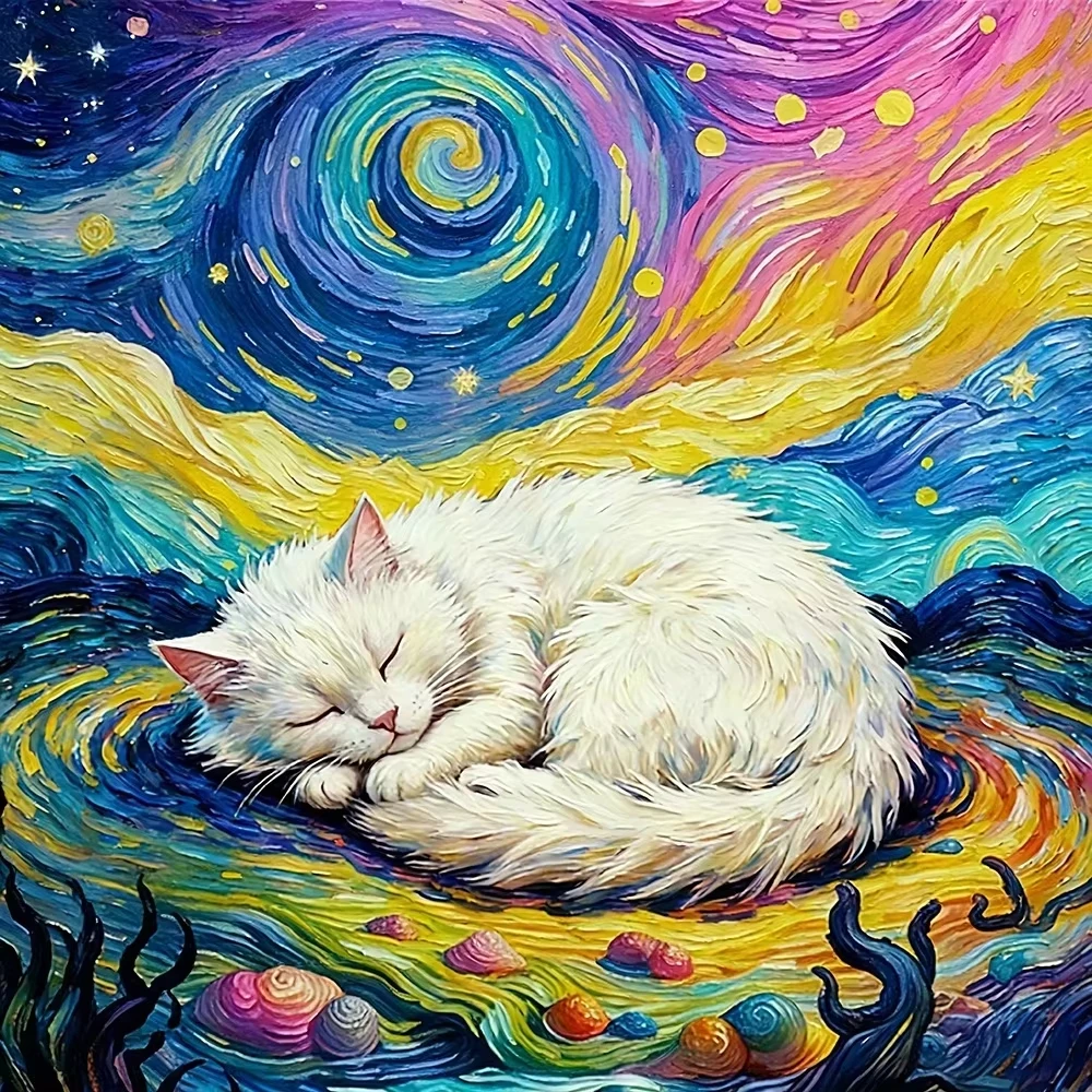 Cat Van Gogh Starry Sky Jigsaw Puzzle 500/1024PCS DIY Craft Hobby Relaxing Game Home Decor Gift
Cat Van Gogh Starry Sky Jigsaw Puzzle 500/1024PCS DIY Craft Hobby Relaxing Game Home Decor Gift