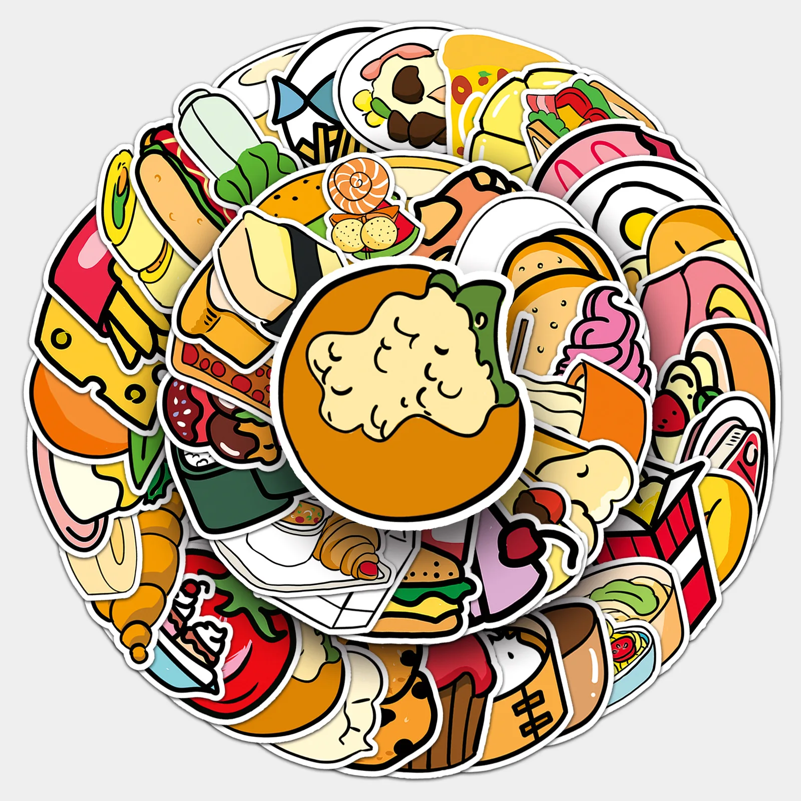 108 Cartoon Food Set Original Small Fresh Ins Style DIY Luggage Scooter Refrigerator Decorative Stickers
108 Cartoon Food Set Original Small Fresh Ins Style DIY Luggage Scooter Refrigerator Decorative Stickers